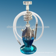 New products clear glass hookah shisha/nargile/water pipe/hubbly bubbly with good quality and led light